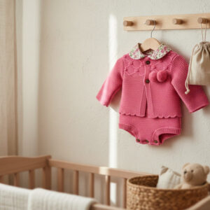 conjunto punto bebé niña